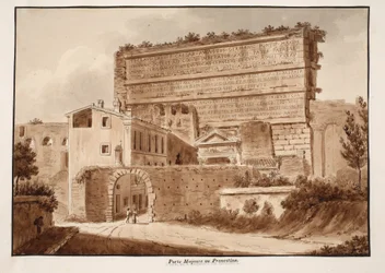 Porta Maggiore or Prenestina, 1833